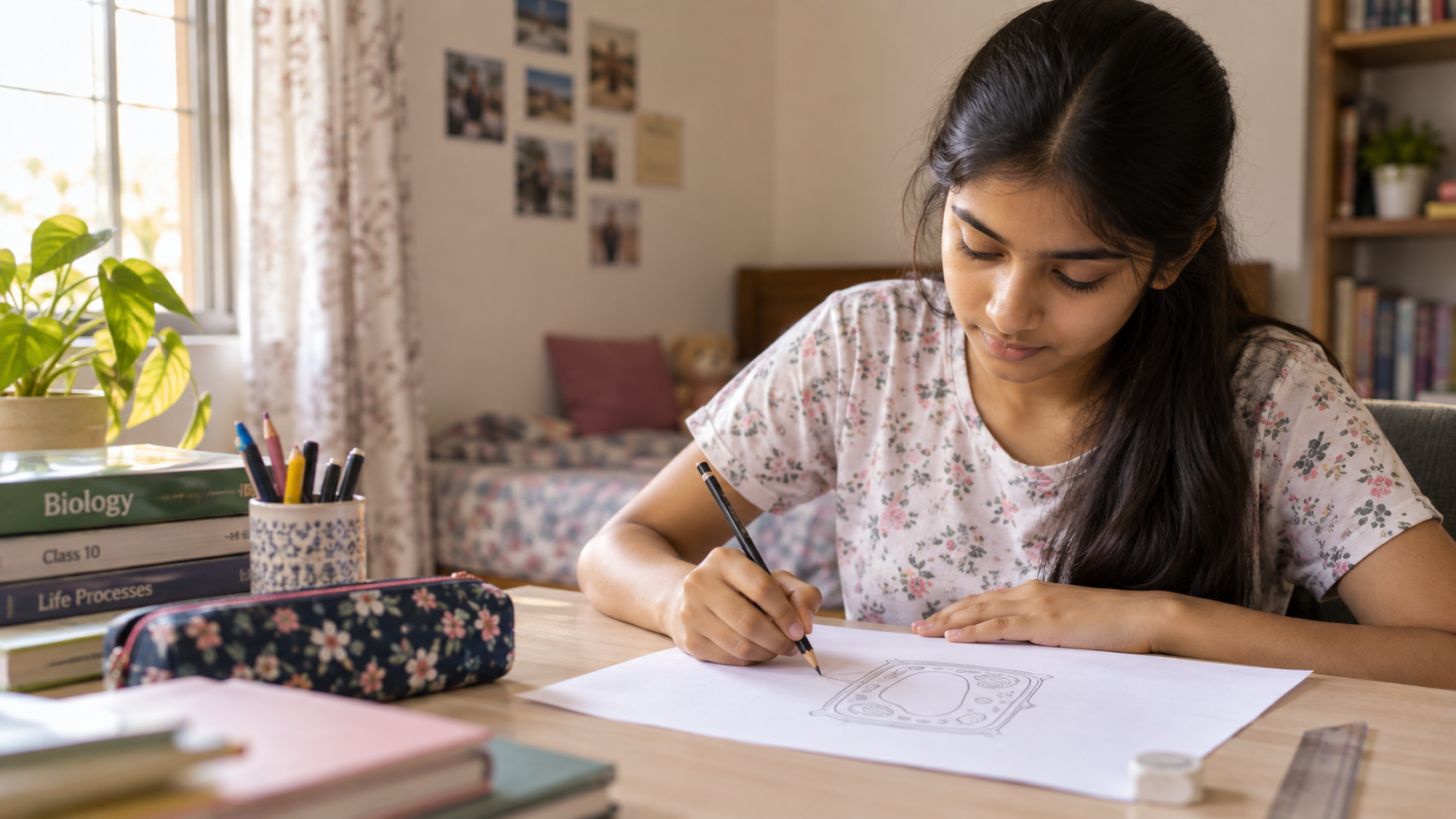 Practice written answers in your own study space