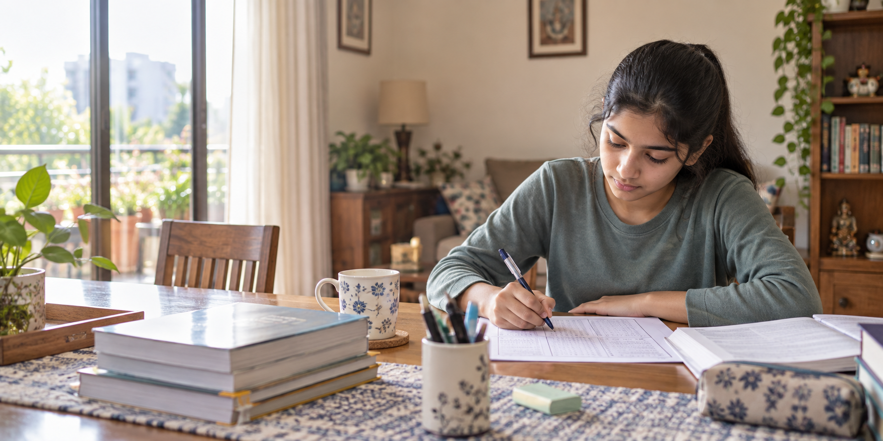 Practice a full mock exam at home